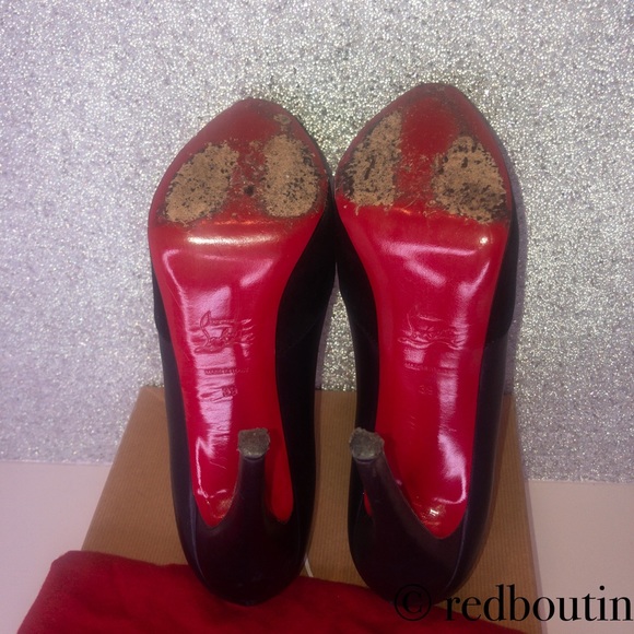 🎈 trading  patent leather and suede Maggie pumps - Picture 8 of 8